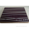 SETTING High gloss MDF board / PVC film / UV coating / purple base and sliver line